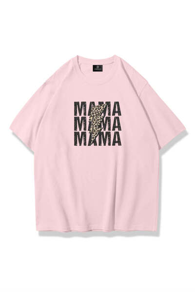 Woman mamamama pink t-shirt