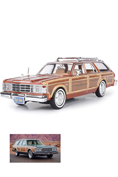 1979 Chrysler LeBaron Town & Country модел на класичен автомобил 1:24 метална колекција во кутија