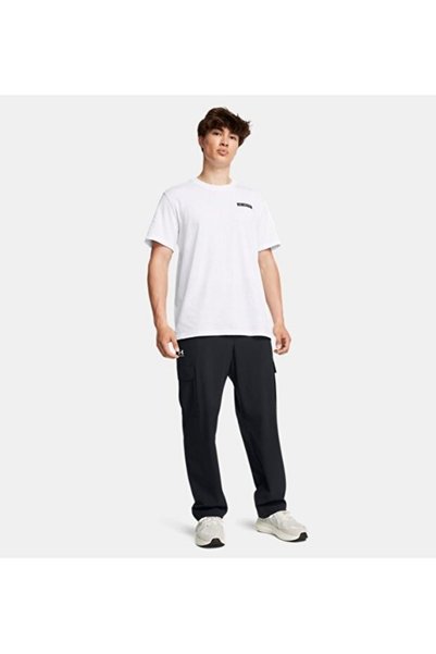 Ua Vibe Woven Cargo Pants Men's Sweatpants 1386558-001 Black / White