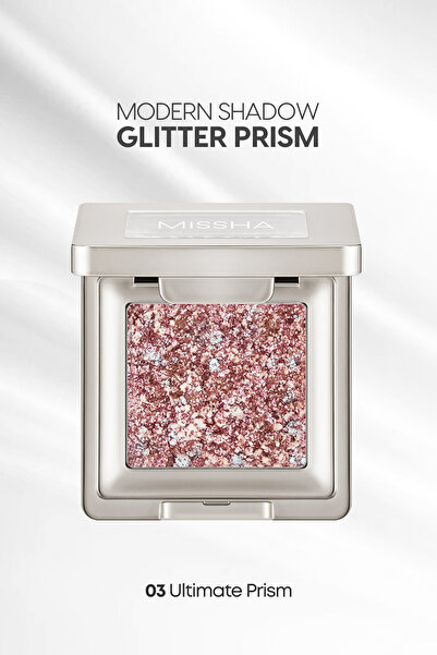 Сенка за очи со светки, рачно изработена, не се собира, Modern Shadow Glitter Prism (No.3 Ultimate Prism)