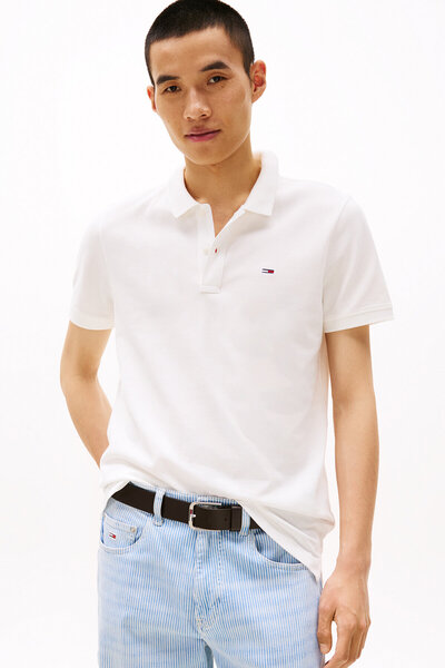 100% Cotton Slim Fit Buttoned Polo Neck t Shirt Men's Polo-Neck t Shirt Dm0Dm20676 Ybl