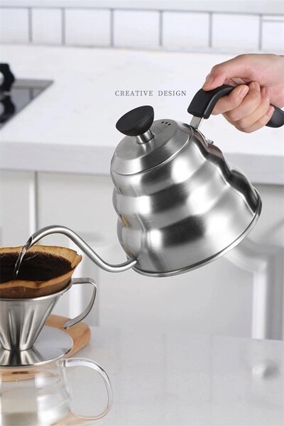 Barista Kettle 1200 MI 3-та генерација, бокал за филтер кафе, Drip Kettle