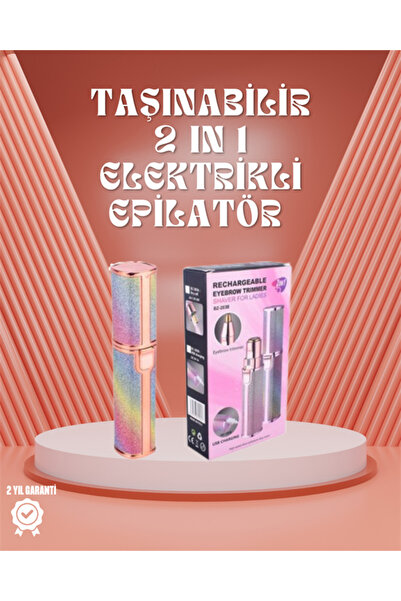 USB епилатор со сечило од нерѓосувачки челик – отстранувач на влакна од веѓи, горна усна и брада - Lisinya