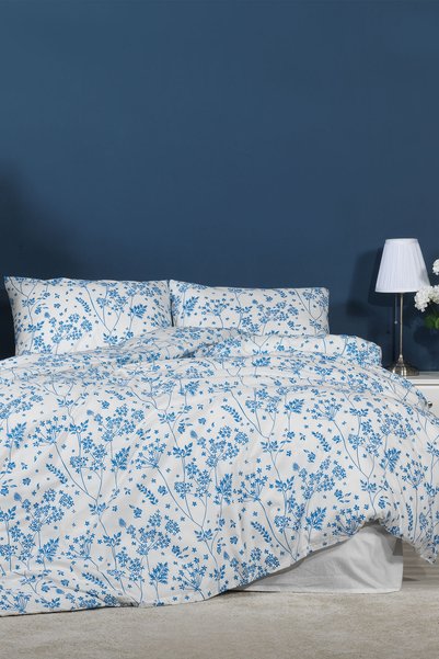 Simya Duvet Cover Set Double Elastic Fitted Sheet (200X220 cm)