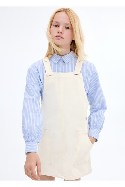 Short Denim Gilet Dress