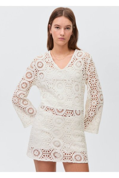 Transparent Crochet Dress