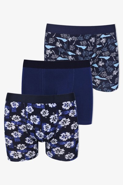 Men's 3-Piece Cotton Lycra Boxers
