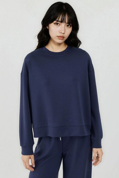 Modal Touch Basic Sweatshirt