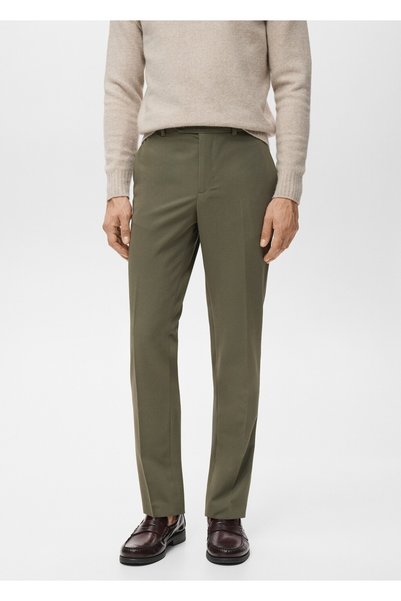 Slim Fit Trousers with Pens