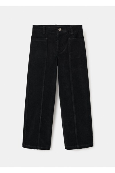 Straight Fit Velvet Pants