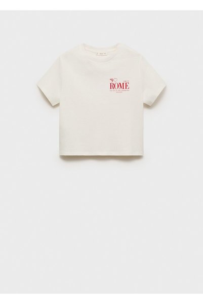 Short-sleeved T-shirt with print