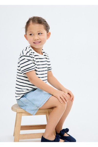 T-Shirt Striped with Patches