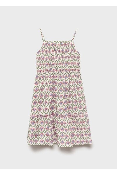 Patterned midi dress