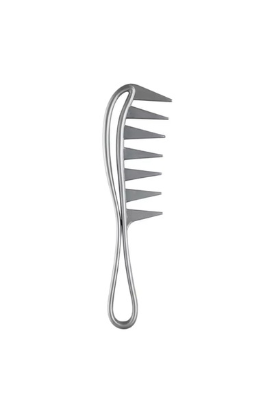 Silver Color Hair Styling Wax Comb
