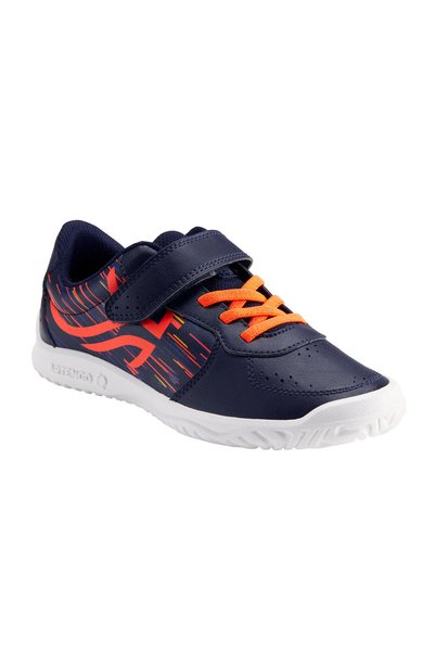 Children's Velcro Sneakers - Blue/Orange - Ts130
