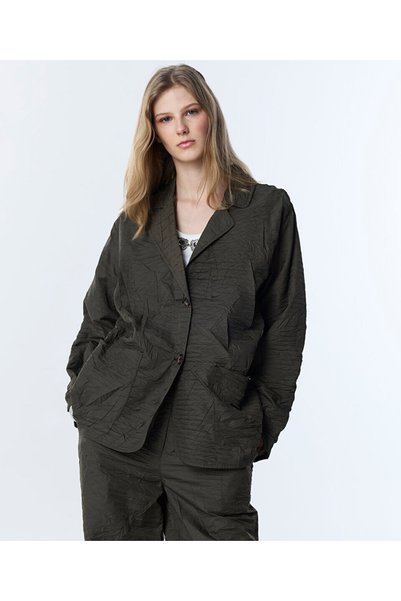 Jacket with Crinkled Effect