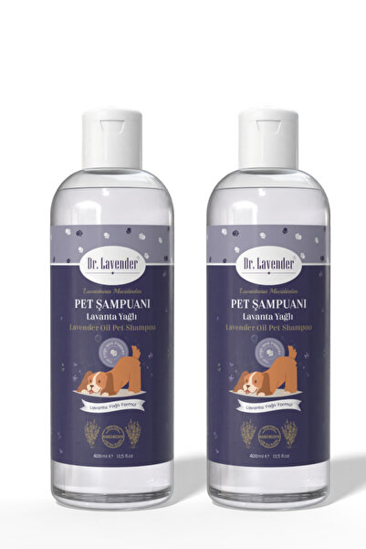 Dr. Lavender шампон за кучиња со масло од лаванда 400 ml, шампон за миленици, 2 парчиња
