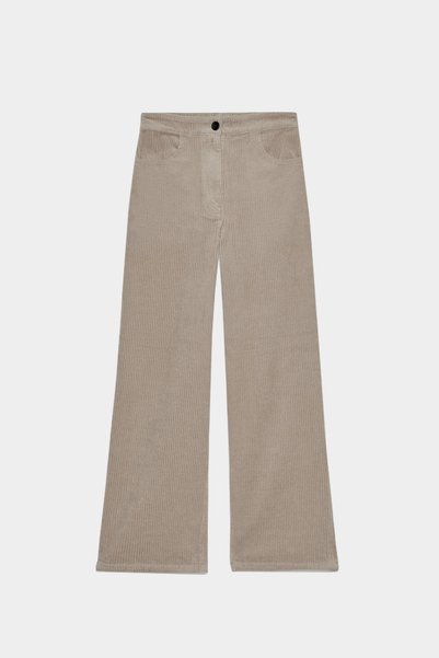 Premium Palmis High Waist Wide Leg Velvet Trousers