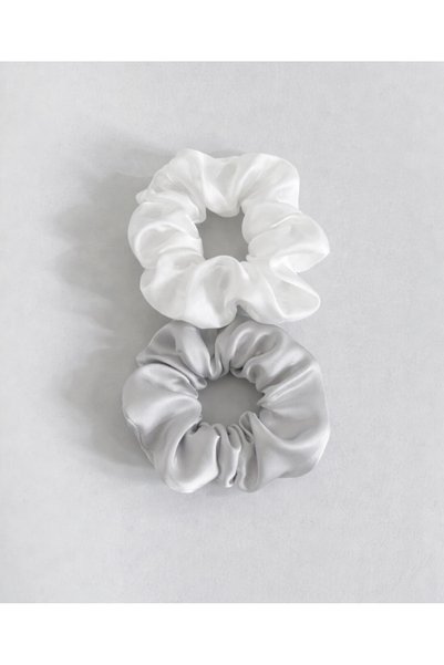 Women's Large Size Gathered Satin Buckle 2 Pieces