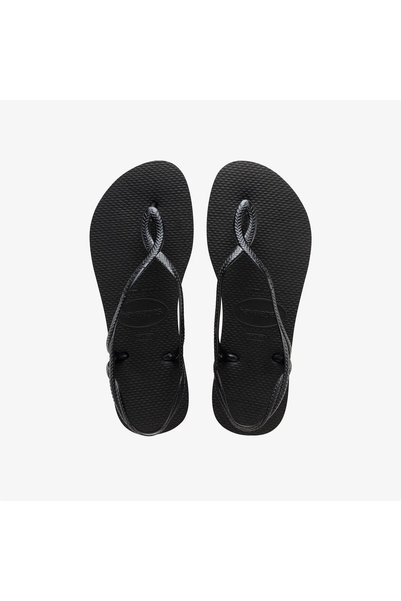 Women's havaianas luna slippers black