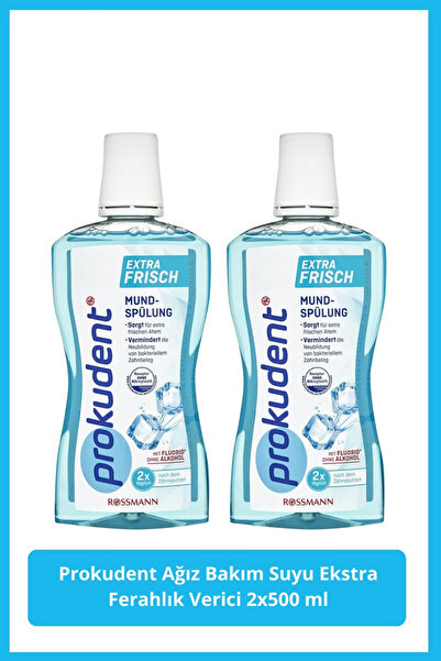 Водица за уста за дополнителна свежина 2x500 ml