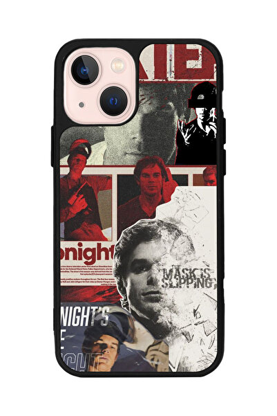 iPhone 13 компатибилна Dexter Morgan дизајнирана сјајна мат црна силиконска футрола за телефон