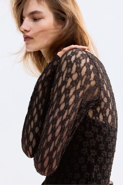 Lace Look Thong Body