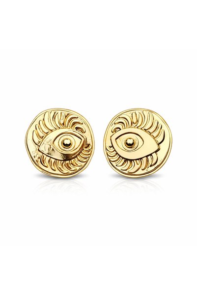 Steel Eye Earrings
