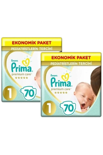 Бебешки пелени Premium Care големина 1, 140 парчиња