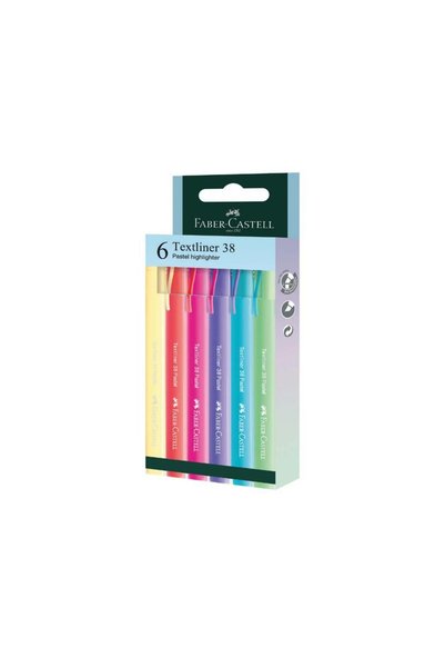 Faber-Castell Highlighter 38 Pastel 6x 2022