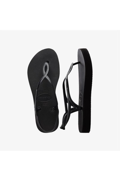 Women's Havaianas Luna Flatform Slippers Black
