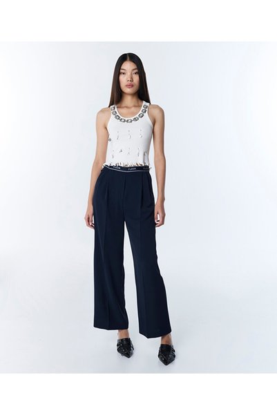 Sloganli Wide Leg Pants