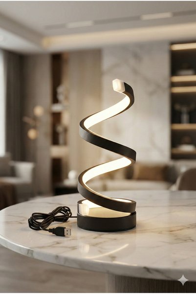 Geometric Decor Led Lighting Stylish Cute Dim Table and Night Lamp Home Office Bedroom Lighting