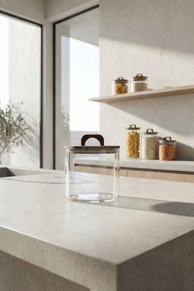 Calix тегла со капак од багрем - 1500 ml