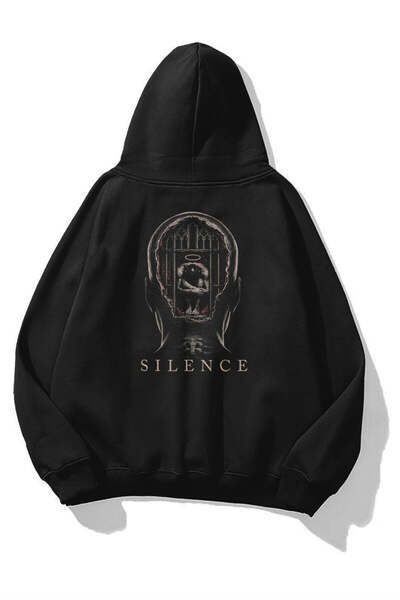Unisex Silence Mind Sweatshirt Black