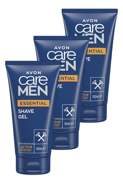Care Men Essential гел за бричење 150 ml. троен пакет