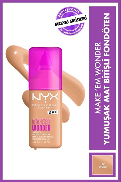 Make’ Em Wonder пудра со мек мат финиш 10 - Nude