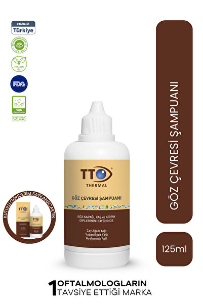 Шампон за пределот околу очите - чистење на трепки и очни капаци 125 ml