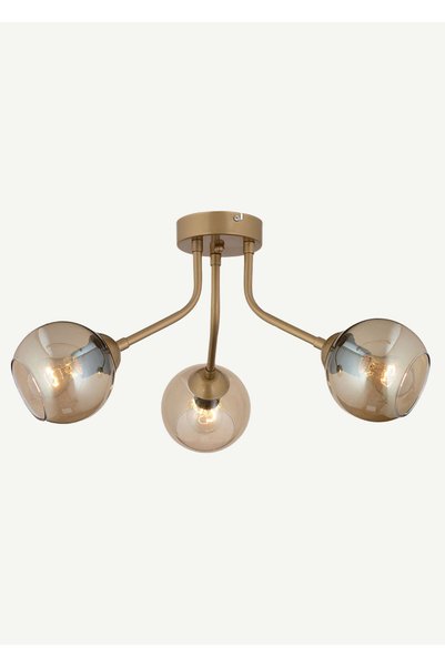 Jessica 3-Piece Honey Glass Chandelier Antique (50X32 cm)