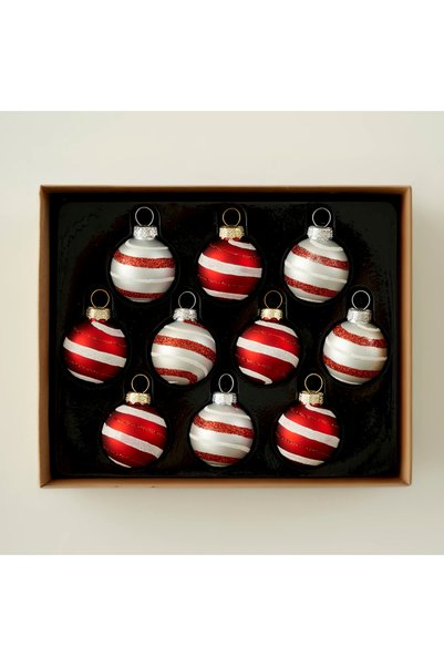 Christmas Mini Ball Decorative Ornament Red (19X15X4 cm)