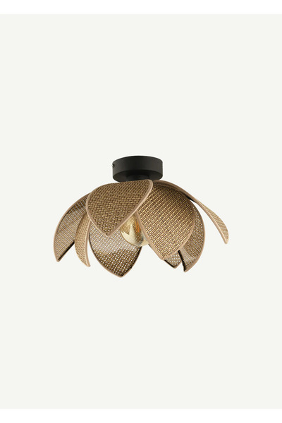Amaya Plafonier Rattan Chandelier Brown (26X20 cm)