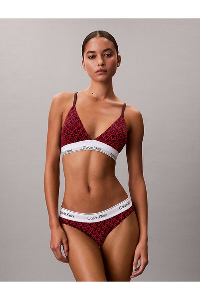 Women's Burgundy Triangle Bralet