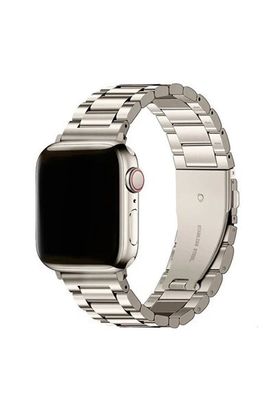 Stainless Steel Clip-On Band Wristband for Apple Watch 11-10 46mm 49/45/44 mm Compatible 9/8/7/6/5/4/3/Se