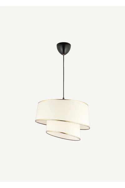 Levi 2 Tier Pendant Chandelier White (70X35 cm)