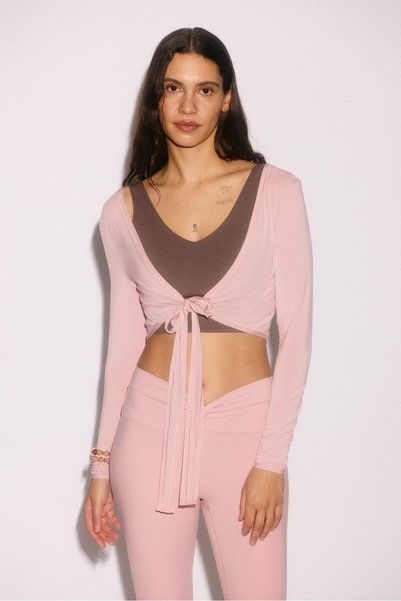 Long Sleeve Short Yoga Top