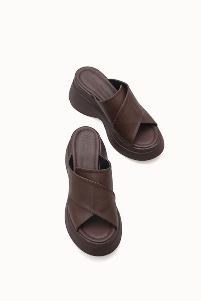 Vesper Lia Women's Slippers 0012914 Brown