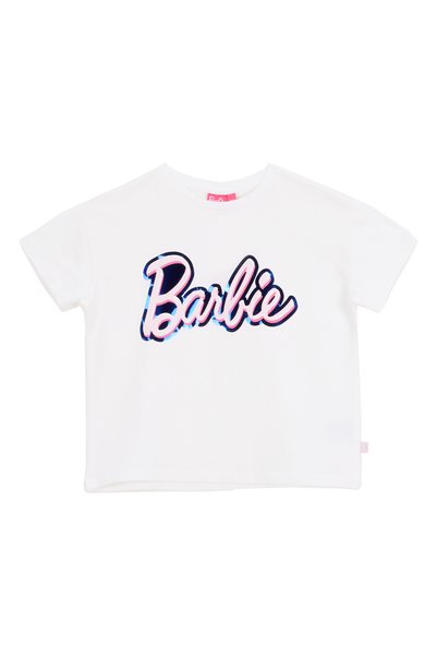 Printed Ecru Girls' T-Shirt Brb6Sg-Tst6423