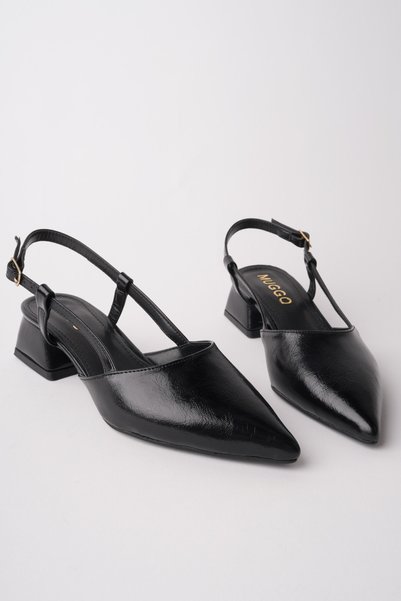 Wonder Pointed Toe Open Back Women's Low Heel Shoes