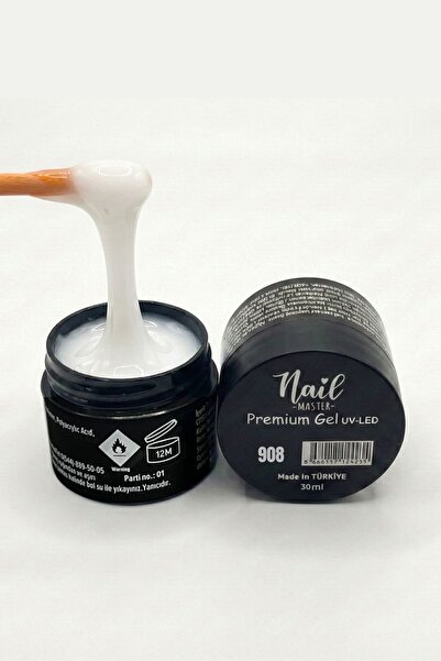 30ml гел за протетски нокти билдер гел 902-white(БЕЛ)