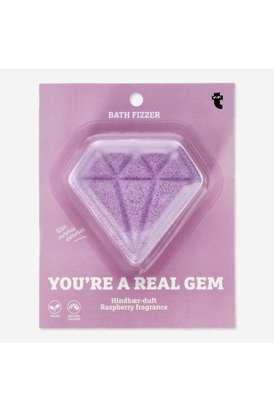 Diamond-Shaped Raspberry Scented Bath Ball
